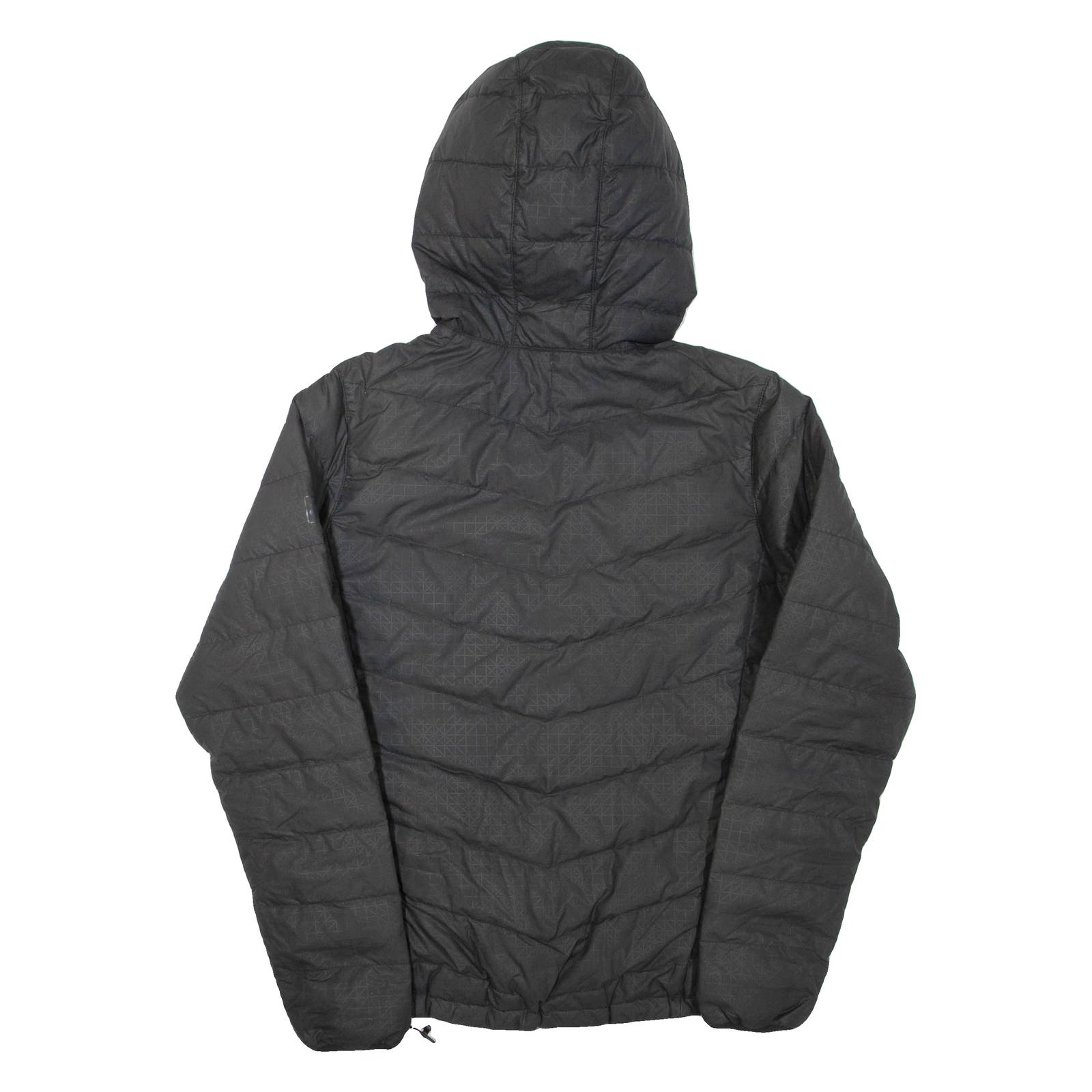 JACK WOLFSKIN Womens Puffer Jacket Grey Hooded UK 12