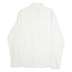 COS Mens Plain Shirt White Long Sleeve XL