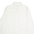 COS Mens Plain Shirt White Long Sleeve XL