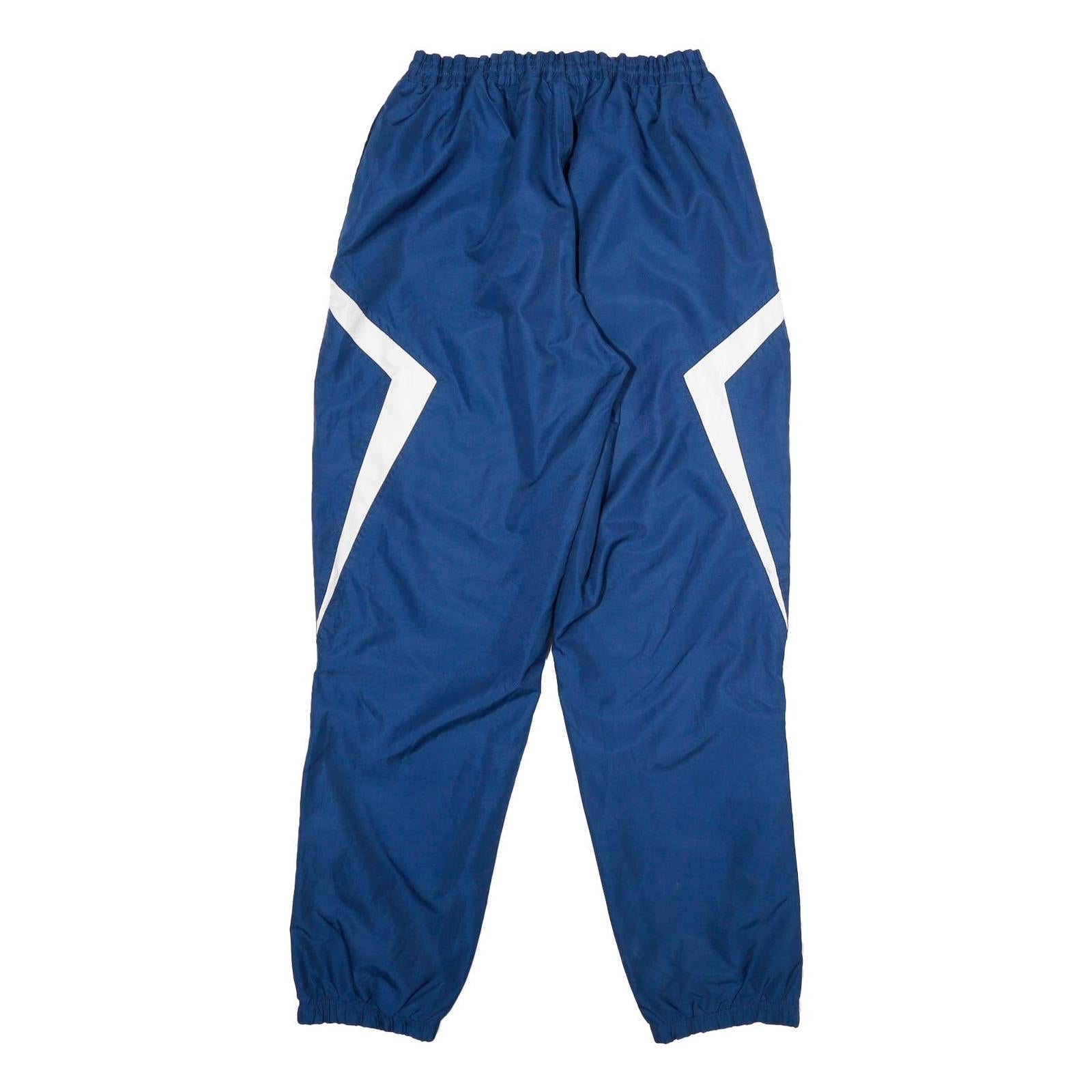 FILA Mens Joggers Blue & White L W26 L32 Classic Tapered Fit Sportswear Style