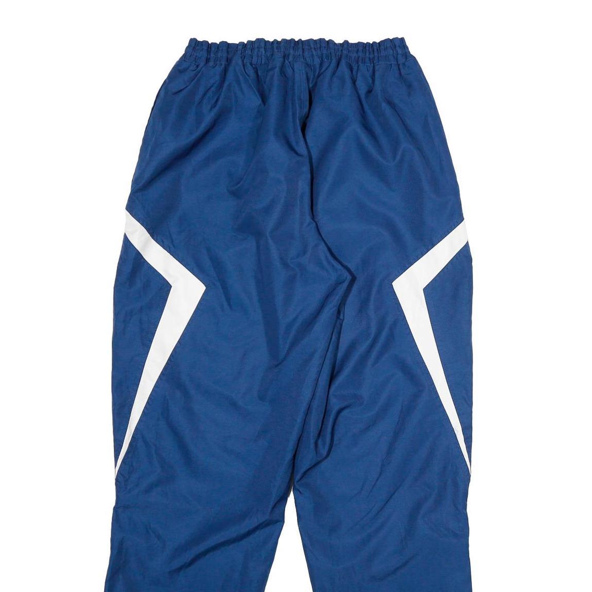 FILA Mens Joggers Blue & White L W26 L32 Classic Tapered Fit Sportswear Style