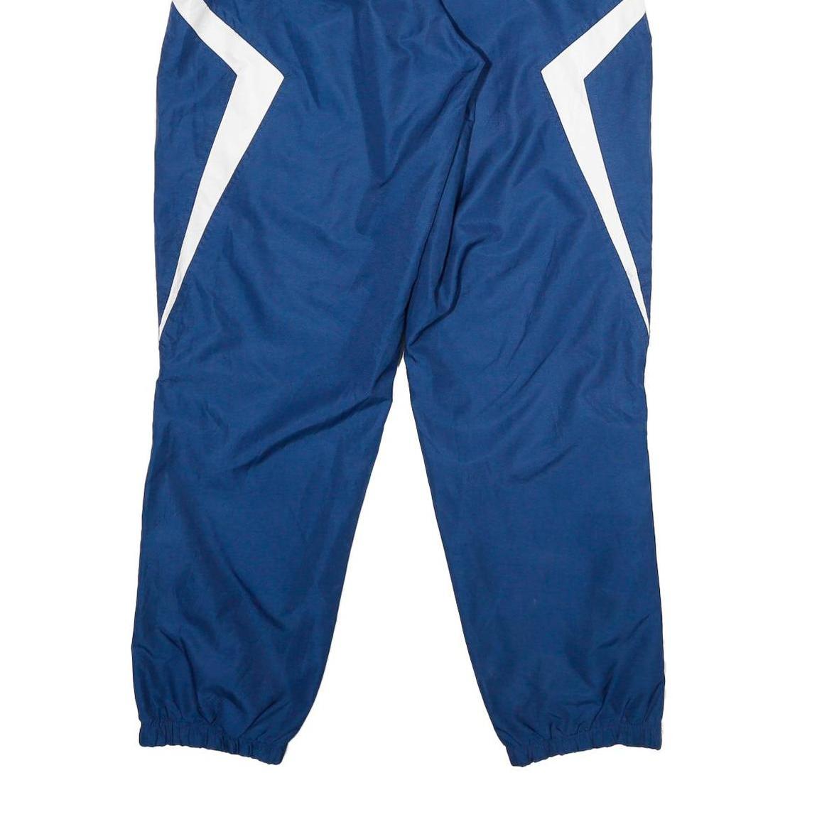 FILA Mens Joggers Blue & White L W26 L32 Classic Tapered Fit Sportswear Style