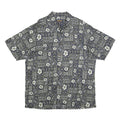 WOOLRICH Mens Blue Cotton Blend Pattern Shirt L Button Collar Casual Summer