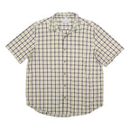CARHARTT Mens Beige Brown Check Shirt XL Cotton Casual Button Up Summer