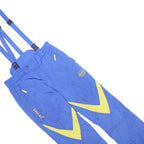 VUARNET Mens Blue & Yellow Dungarees Regular Fit Polyester Blend M W33 L30 Ski