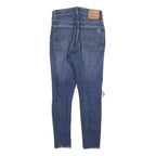 LEVI'S 501S Womens Jeans Blue Slim Skinny Denim Light W24 L24 Distressed