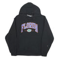 RUSSELL ATHLETIC Mens Black Florida Pullover Hoodie L Cotton Casual Sweatshirt