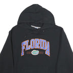 RUSSELL ATHLETIC Mens Black Florida Pullover Hoodie L Cotton Casual Sweatshirt