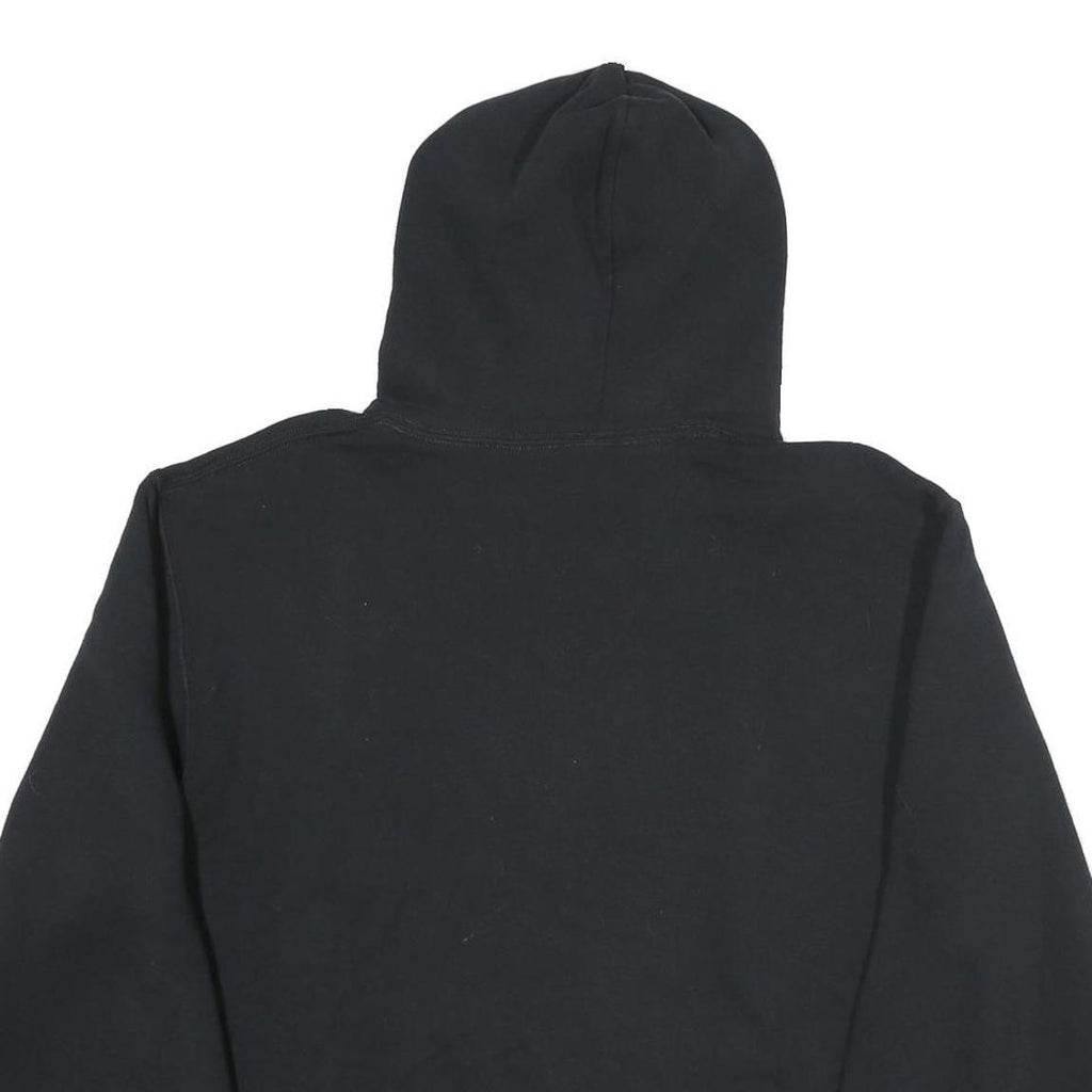 RUSSELL ATHLETIC Mens Black Florida Pullover Hoodie L Cotton Casual Sweatshirt