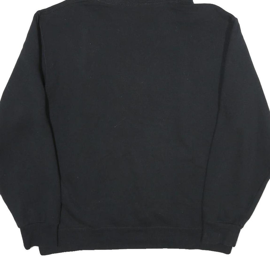 RUSSELL ATHLETIC Mens Black Florida Pullover Hoodie L Cotton Casual Sweatshirt