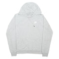 NIKE Mens Grey Pullover Hoodie S Cotton Blend Casual Sweatshirt