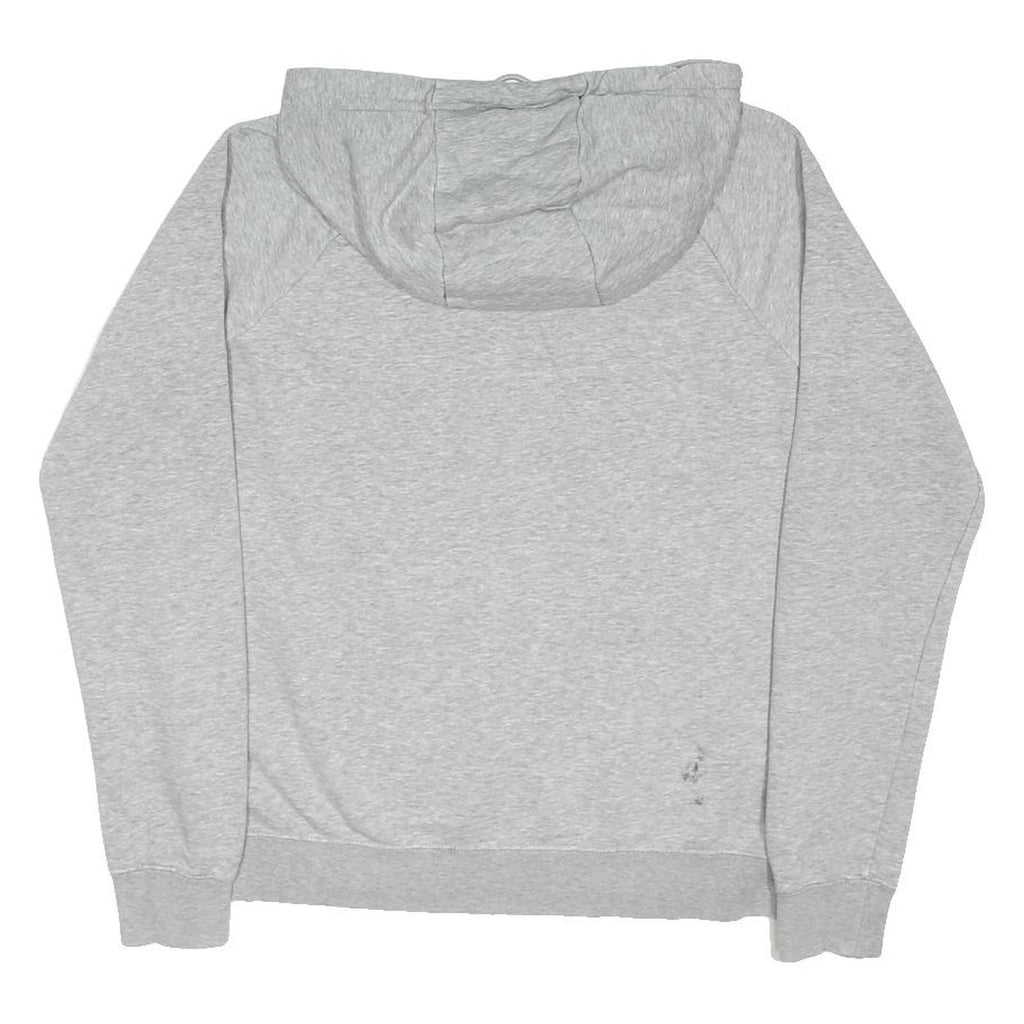 NIKE Mens Grey Pullover Hoodie S Cotton Blend Casual Sweatshirt