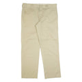 DICKIES Workwear Mens Trousers Beige Slim Straight W36 L32