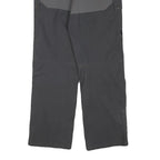 JACK WOLFSKIN Womens Polyester Blend Black & Grey Regular Fit Straight Trousers