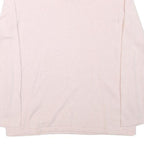 TOMMY HILFIGER Womens Cream Jumper V-Neck Basic Knit L Cotton Blend Casual