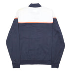 LACOSTE Mens Navy & White Sport Zip Jacket L Polyester Track Top