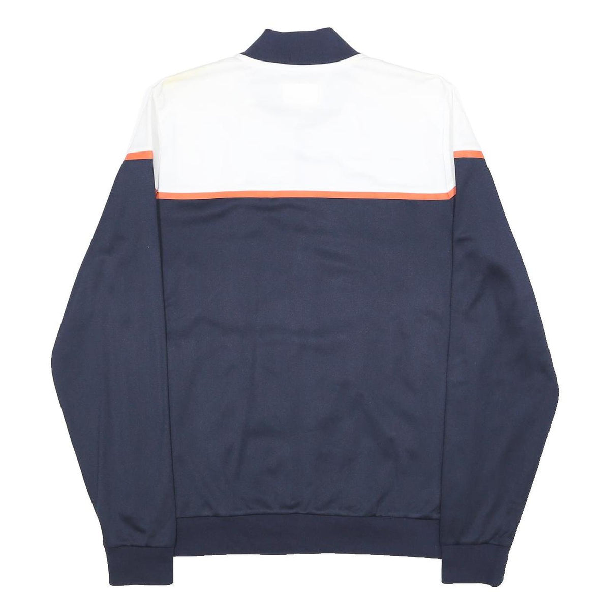LACOSTE Mens Navy & White Sport Zip Jacket L Polyester Track Top