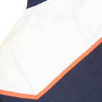 LACOSTE Mens Navy & White Sport Zip Jacket L Polyester Track Top
