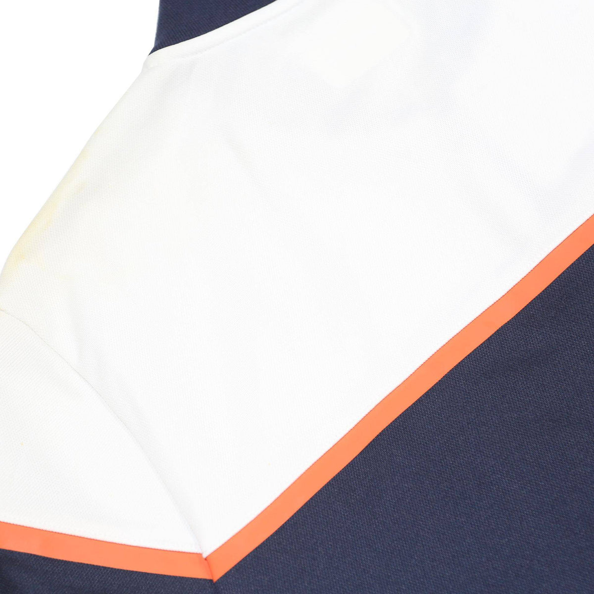 LACOSTE Mens Navy & White Sport Zip Jacket L Polyester Track Top