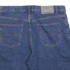 MC PANTHON Mens Denim Blue Casual Shorts L W36 Comfortable Fit Cotton Blend
