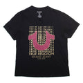 TRUE RELIGION Mens T-Shirt Black V-Neck L