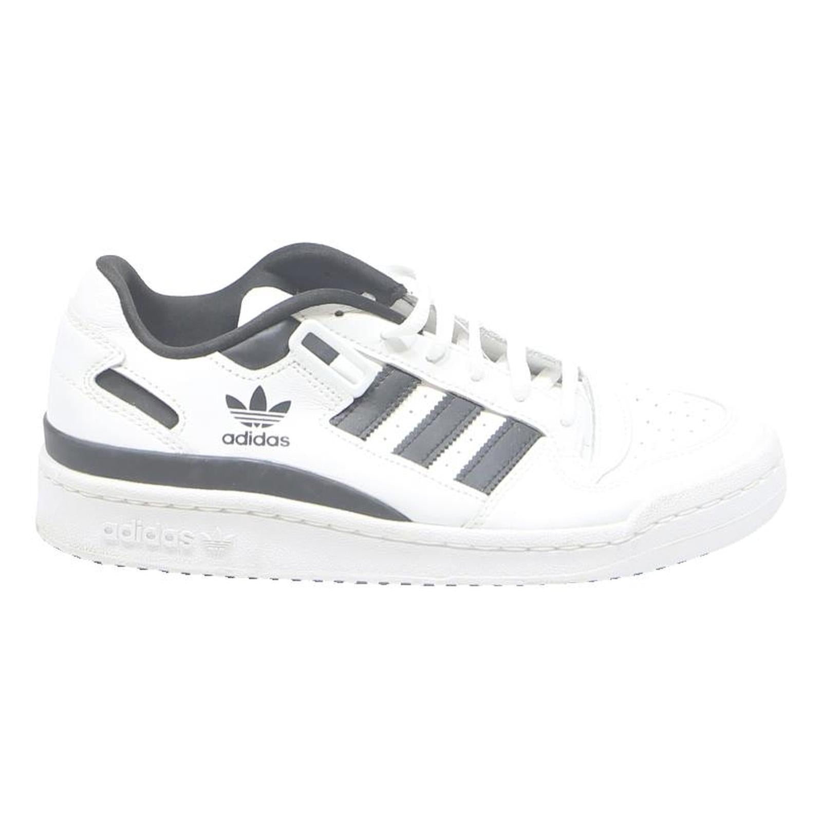 ADIDAS Rivalry Lo Womens Lace-Up Trainers White Black Leather UK 7.5 Classic