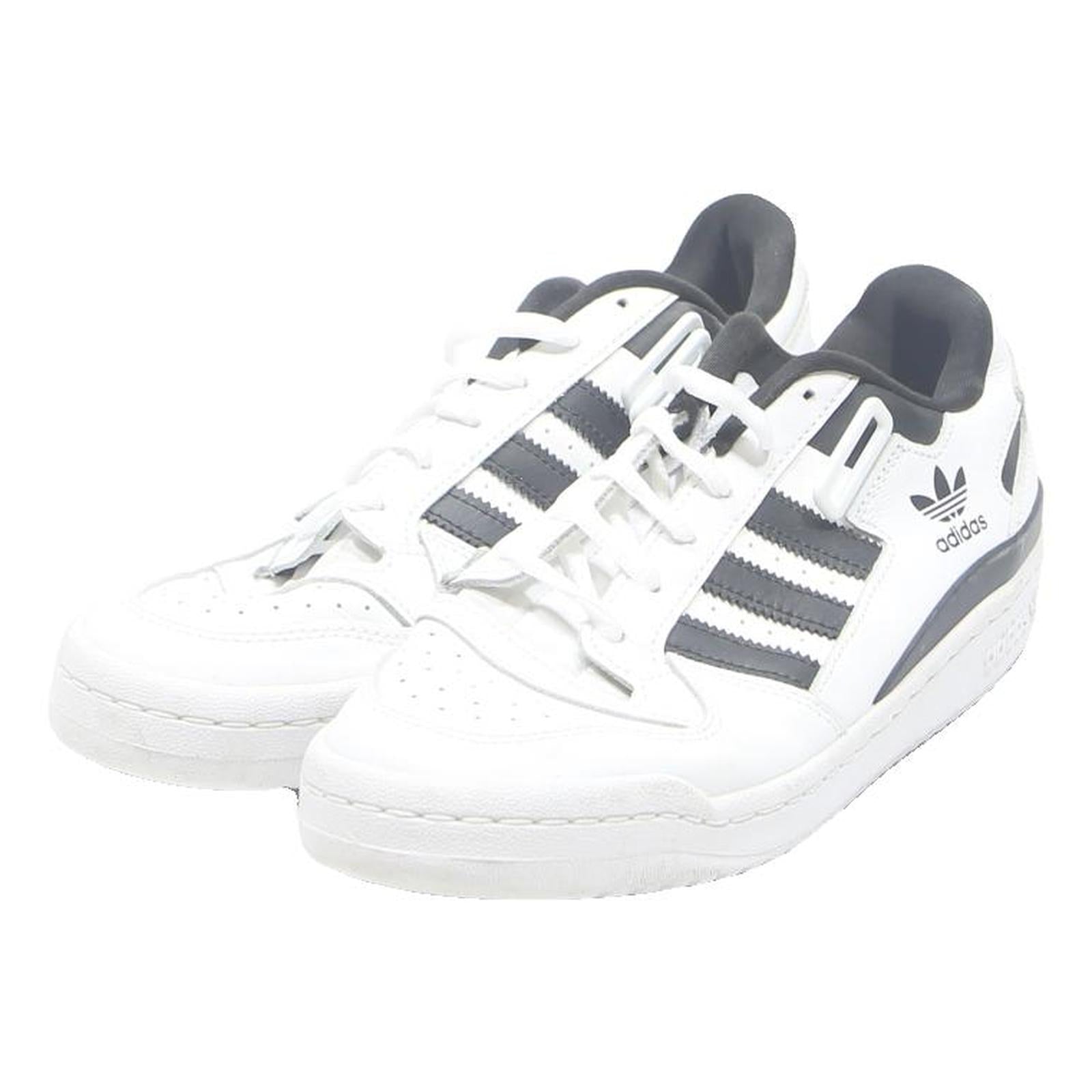 ADIDAS Rivalry Lo Womens Lace-Up Trainers White Black Leather UK 7.5 Classic