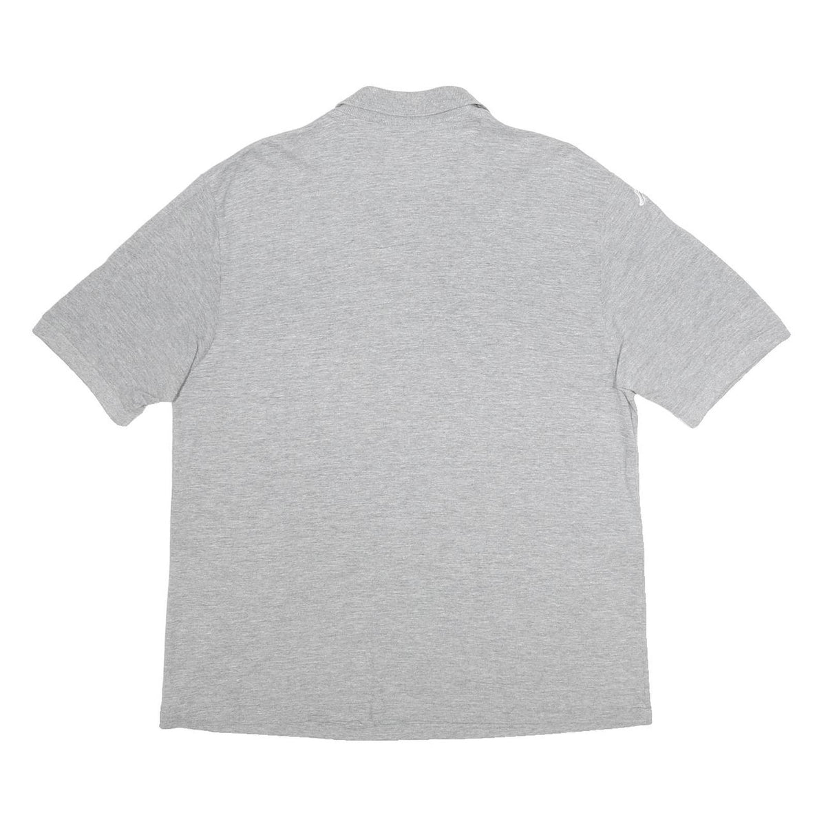 KAPPA Womens Grey Short Sleeve Plain XL Cotton Blend Polo Shirt Sportswear