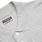 KAPPA Womens Grey Short Sleeve Plain XL Cotton Blend Polo Shirt Sportswear