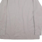 DICKIES Mens Grey Work Shirt XL Polyester Blend Long Sleeve Button Closure