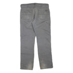 DICKIES Mens Jeans Grey Regular Straight Denim Medium W36 L34 Workwear Durable