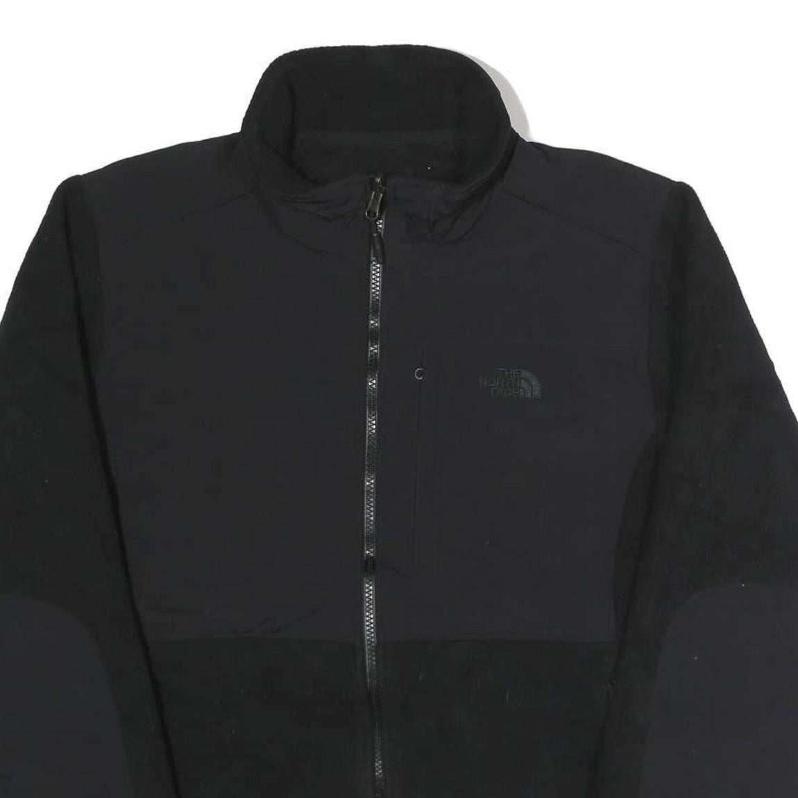 THE NORTH FACE Womens Black Jacket L Polyester Blend Zip Fleece Outdoor Warm
