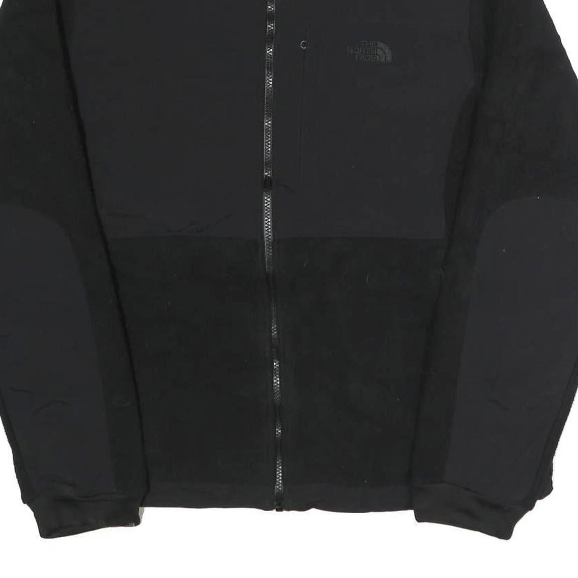 THE NORTH FACE Womens Black Jacket L Polyester Blend Zip Fleece Outdoor Warm