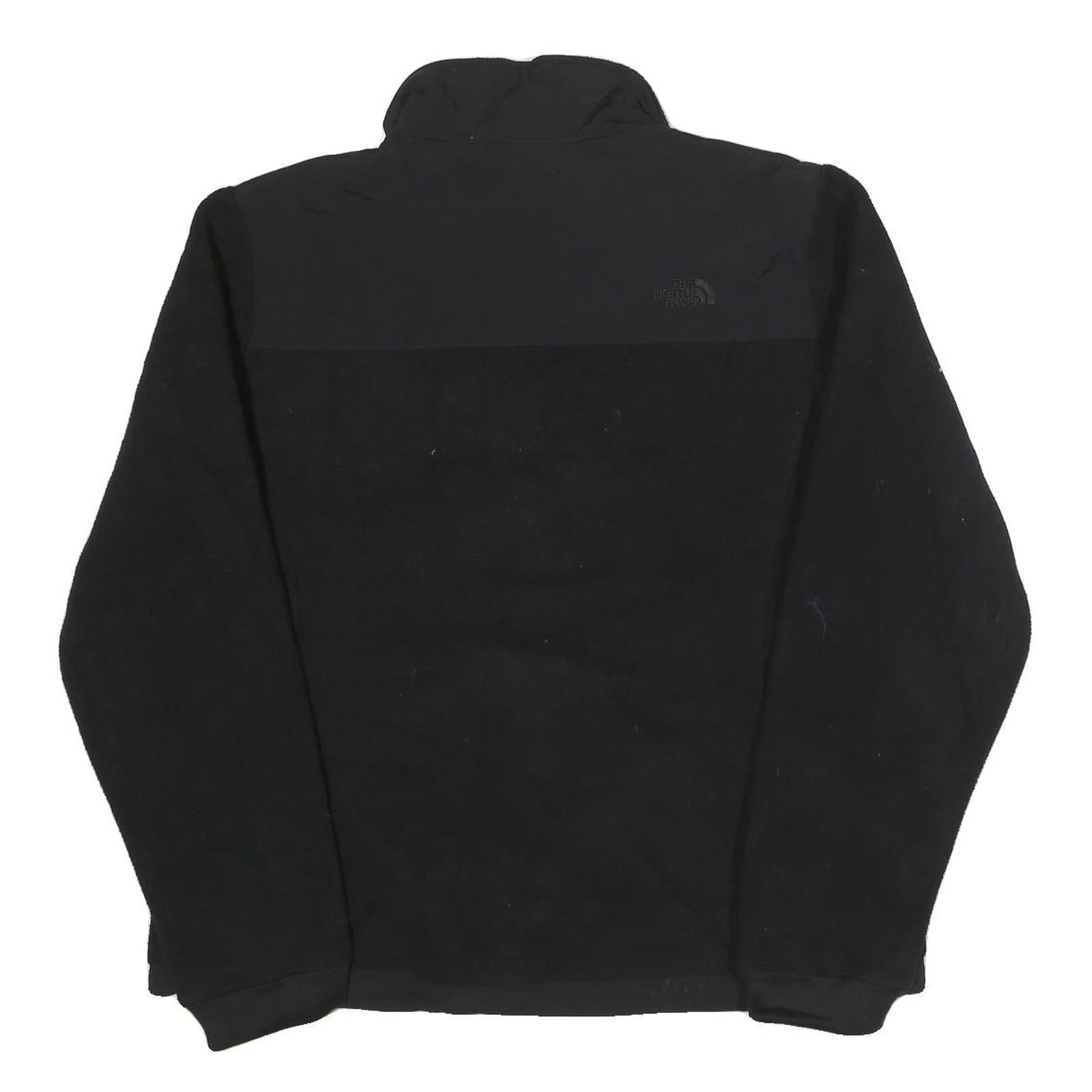THE NORTH FACE Womens Black Jacket L Polyester Blend Zip Fleece Outdoor Warm