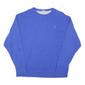 CHAMPION Mens Blue XL Crew Neck Sweatshirt Cotton Blend Casual Pullover