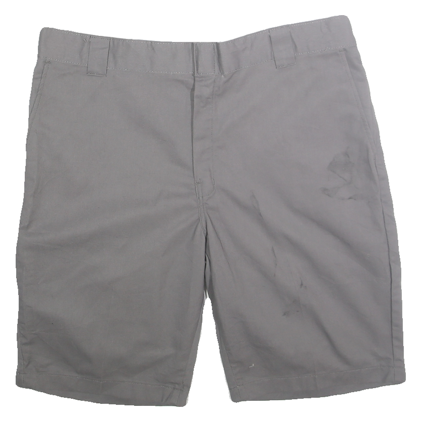 DICKIES Mens Shorts Grey Casual XL W40 Workwear Pockets Polyester Blend