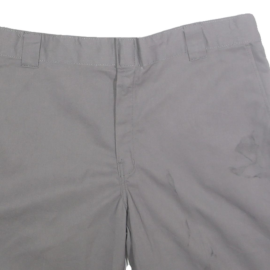 DICKIES Mens Shorts Grey Casual XL W40 Workwear Pockets Polyester Blend