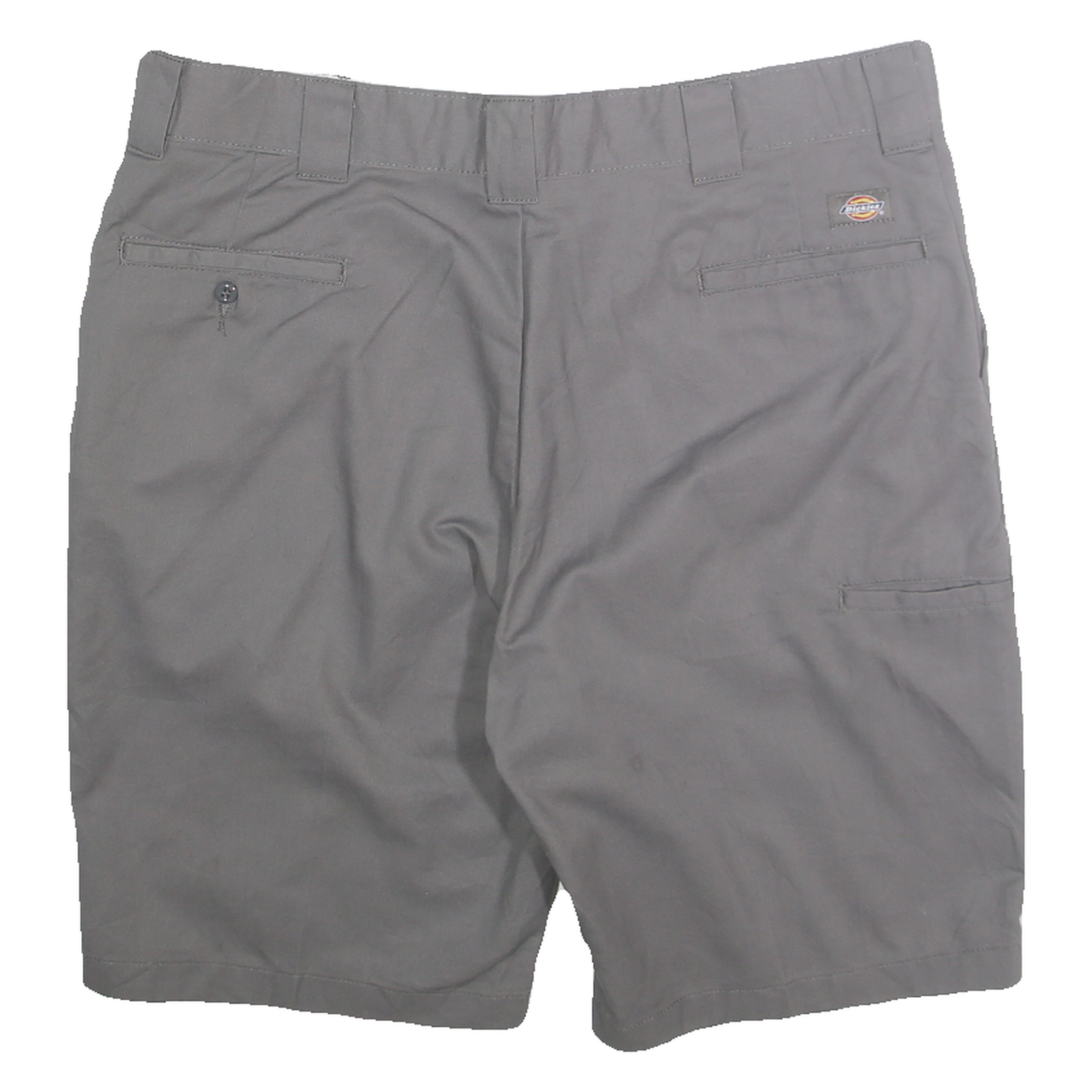 DICKIES Mens Shorts Grey Casual XL W40 Workwear Pockets Polyester Blend