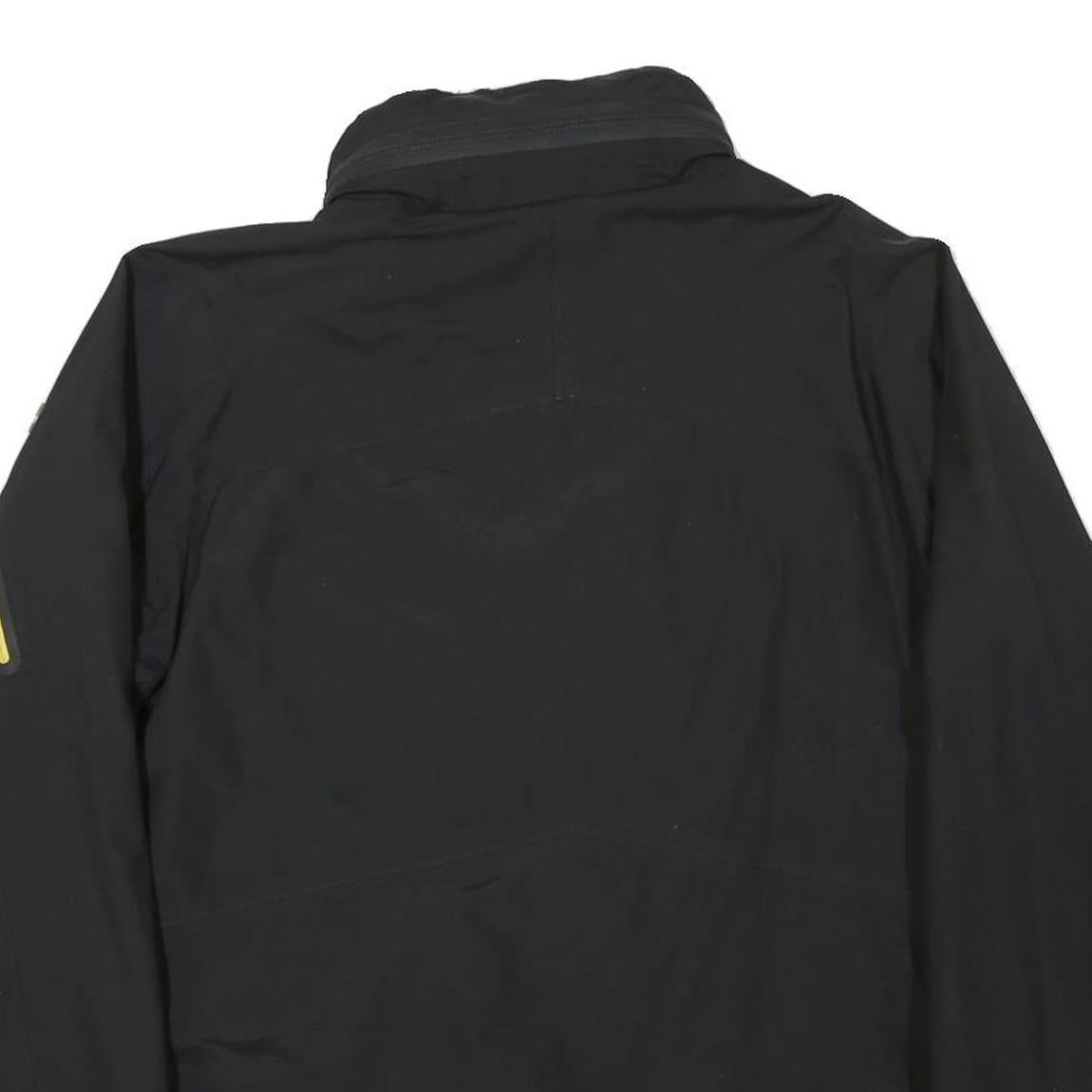 TIMBERLAND Mens Black Jacket M Polyester Blend Plain Zip Outdoor Casual