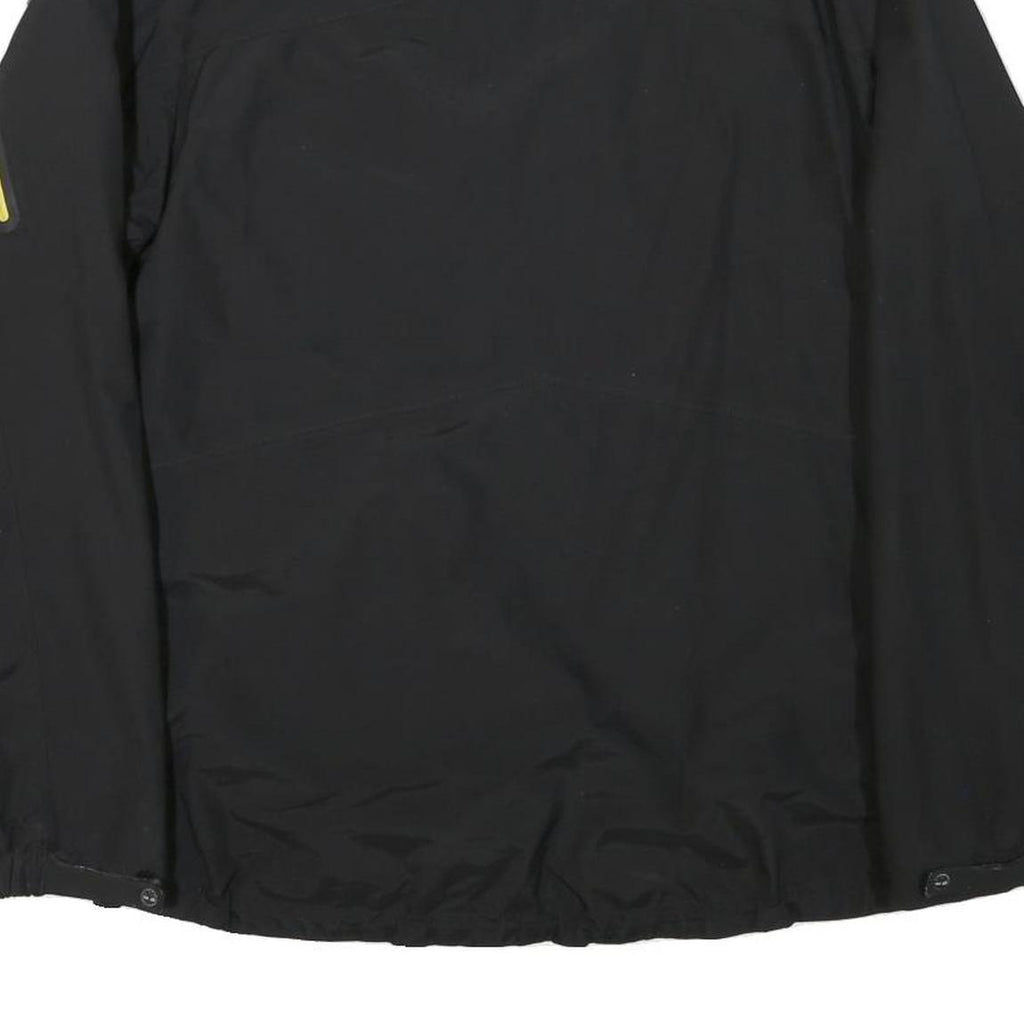 TIMBERLAND Mens Black Jacket M Polyester Blend Plain Zip Outdoor Casual