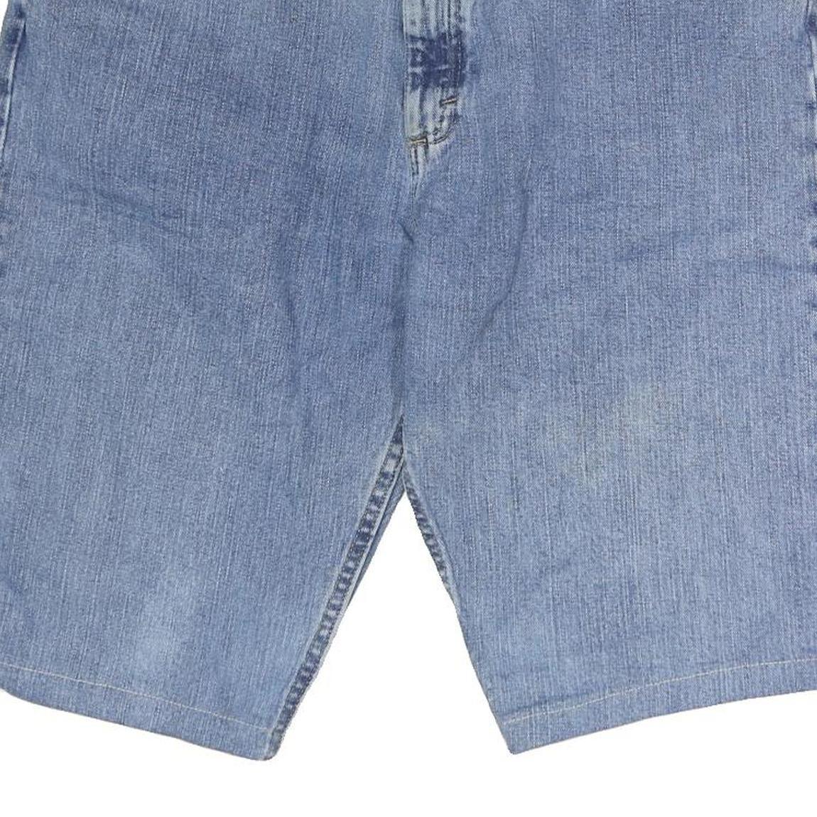 WRANGLER Womens Denim Blue Shorts XL W38 Loose Fit Cotton Relaxed Casual
