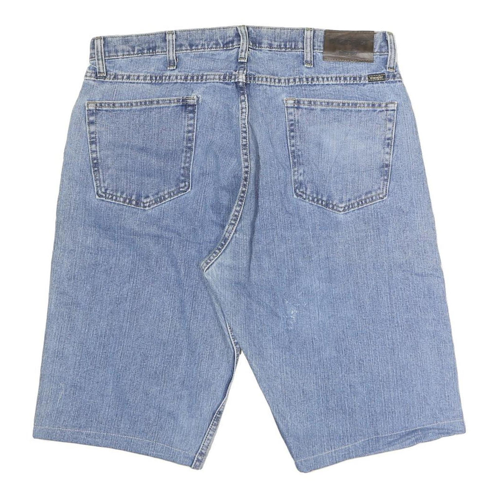 WRANGLER Womens Denim Blue Shorts XL W38 Loose Fit Cotton Relaxed Casual