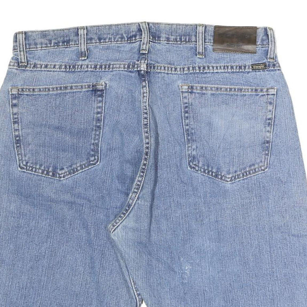 WRANGLER Womens Denim Blue Shorts XL W38 Loose Fit Cotton Relaxed Casual