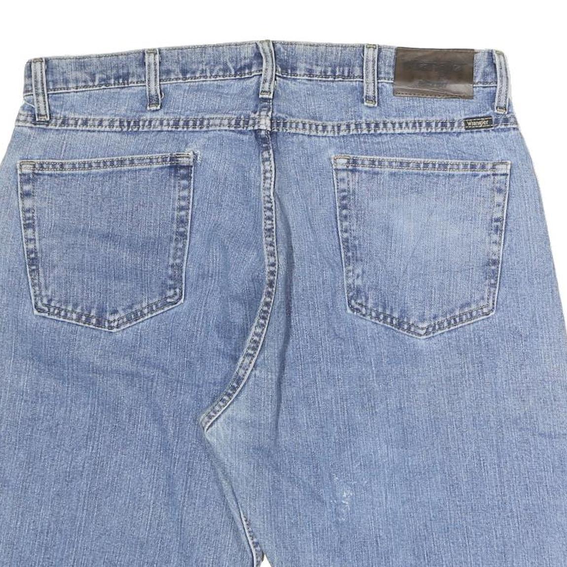 WRANGLER Womens Denim Blue Shorts XL W38 Loose Fit Cotton Relaxed Casual