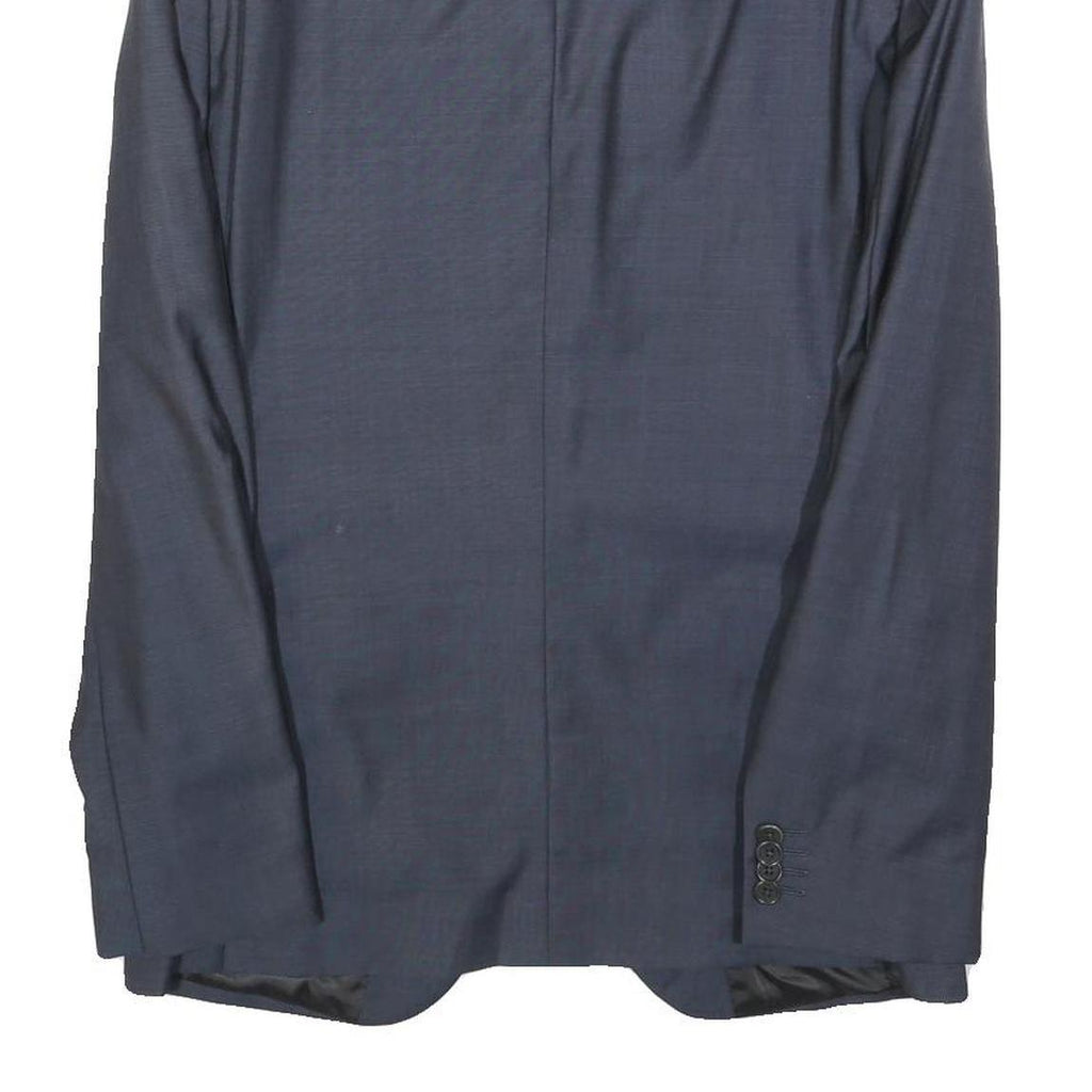 CALVIN KLEIN Mens Blue Wool Blazer Jacket M Classic Tailored Button Casual