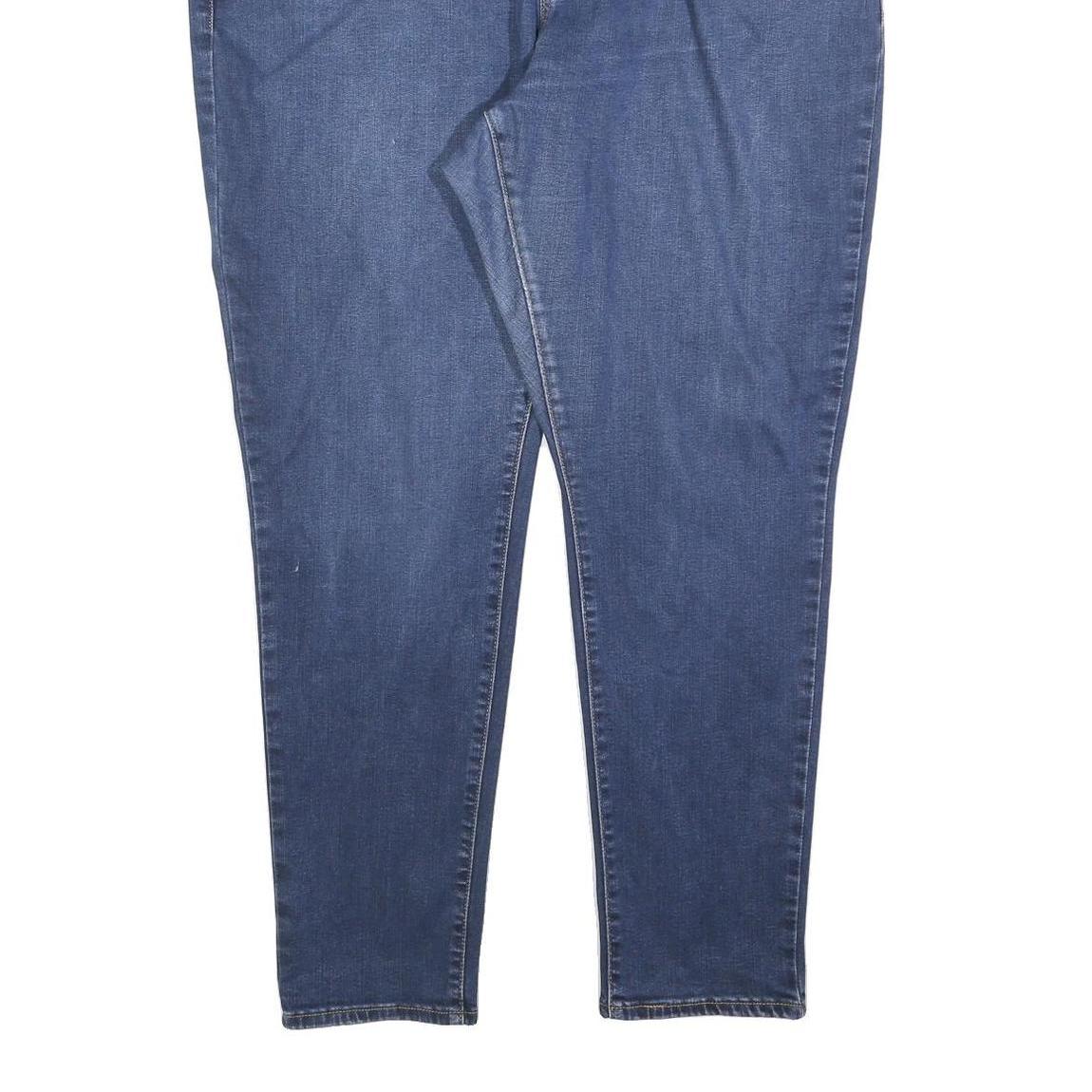 LEVI'S 721 BIG E Womens Jeans Blue Slim Skinny Denim W44 L30 Classic Cotton