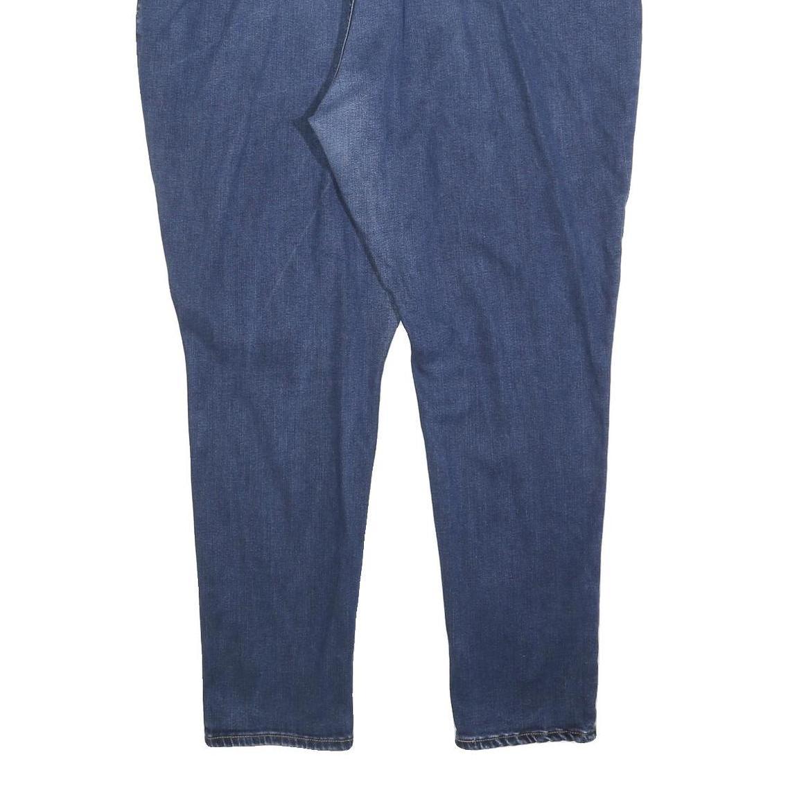 LEVI'S 721 BIG E Womens Jeans Blue Slim Skinny Denim W44 L30 Classic Cotton