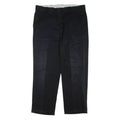 DICKIES Mens Trousers Black Regular Straight W38 L30