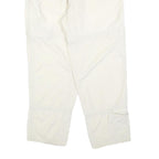 COLUMBIA Womens Polyester Blend White Regular Zip Trousers W30 L28 Lightweight