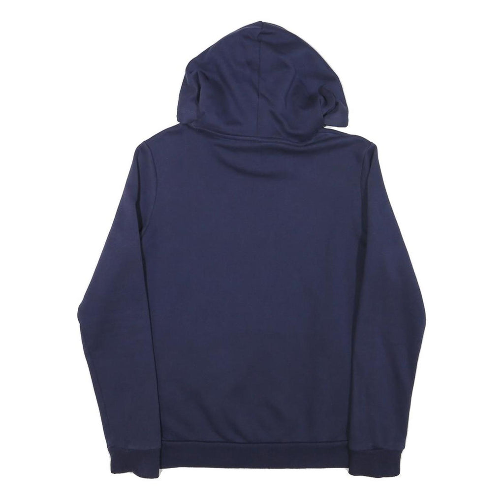 PUMA Womens Navy Hoodie S Cotton Blend Pullover Hooded Sweatshirt